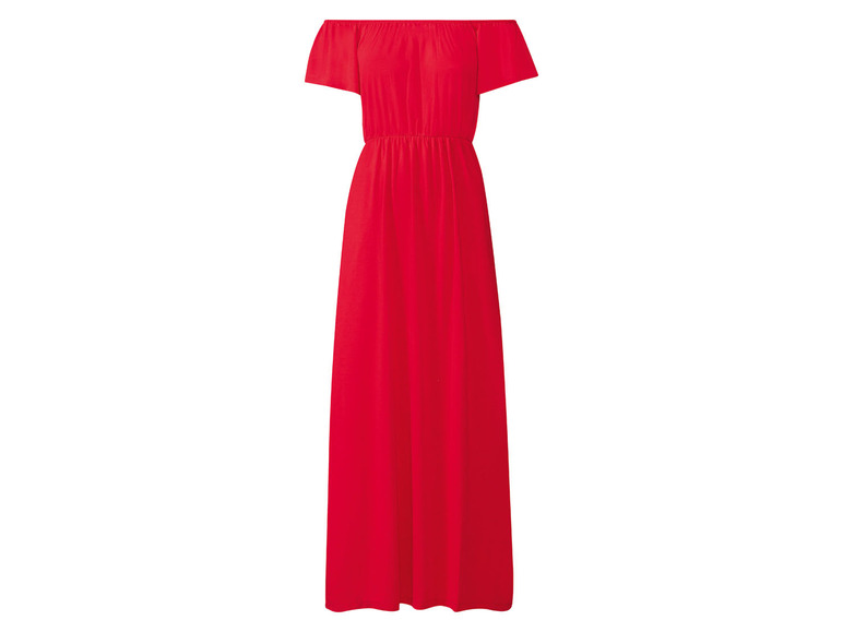 esmara® Damen Maxikleid mit Gummizug in der Taille Letzte 2 Tage