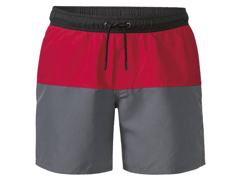LIVERGY® Herren Badeshorts mit Gummizugbund Letzter Tag