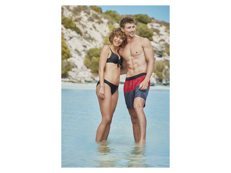 LIVERGY® Herren Badeshorts mit Gummizugbund Letzter Tag
