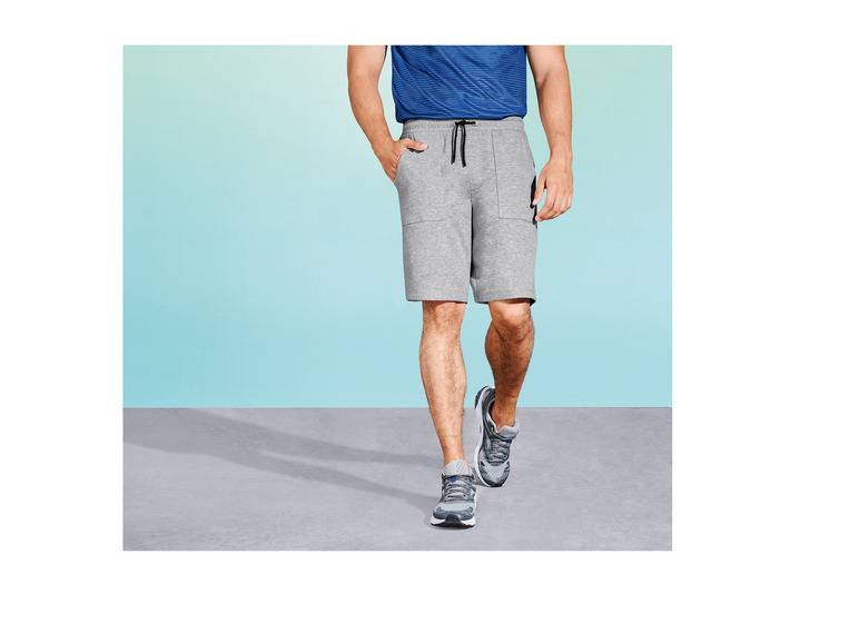 CRIVIT Herren Sweatshorts mit Baumwolle Nur noch ein Tag übrig