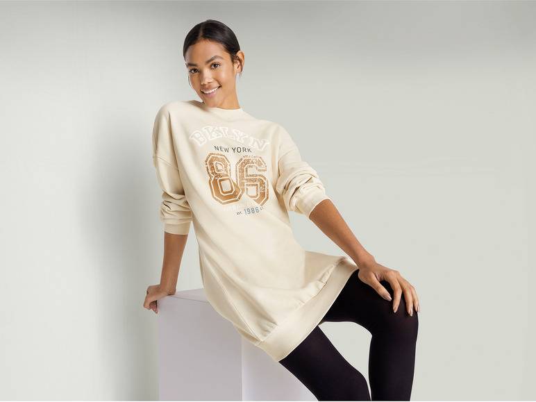 esmara® Damen Sweatkleid mit Baumwolle Riesige Rabatte