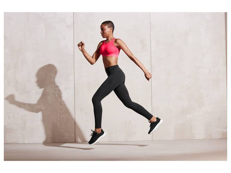 CRIVIT Damen Sportbustier, High-Level, mit Mesh-Einsätzen Fabrikladen