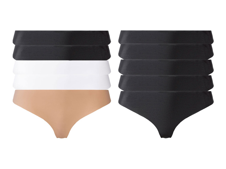 esmara® Damen Strings, 5 Stück, nahtlos Im Verkauf