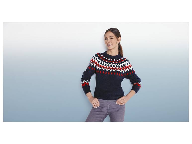esmara® Damen Strickpullover, mit Rundhalsausschnitt Sonderangebot