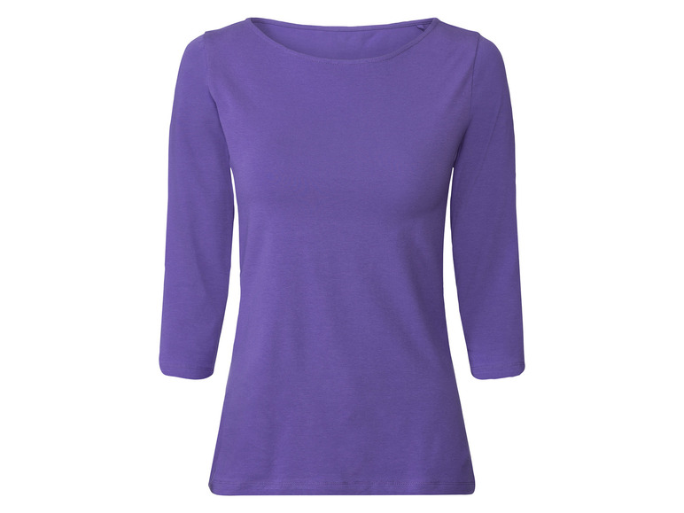 esmara® Damen Langarmshirts, 2 Stück, mit hohem Baumwollanteil Versandkostenfrei