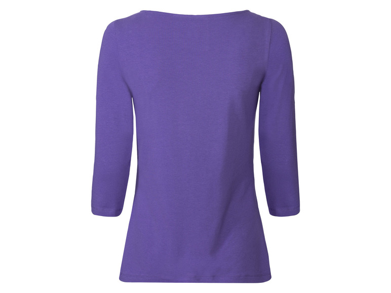 esmara® Damen Langarmshirts, 2 Stück, mit hohem Baumwollanteil Versandkostenfrei