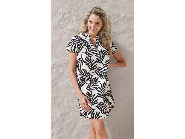 esmara® Damen Leinen-Tunika-Kleid, leger geschnitten Weihnachtsangebot