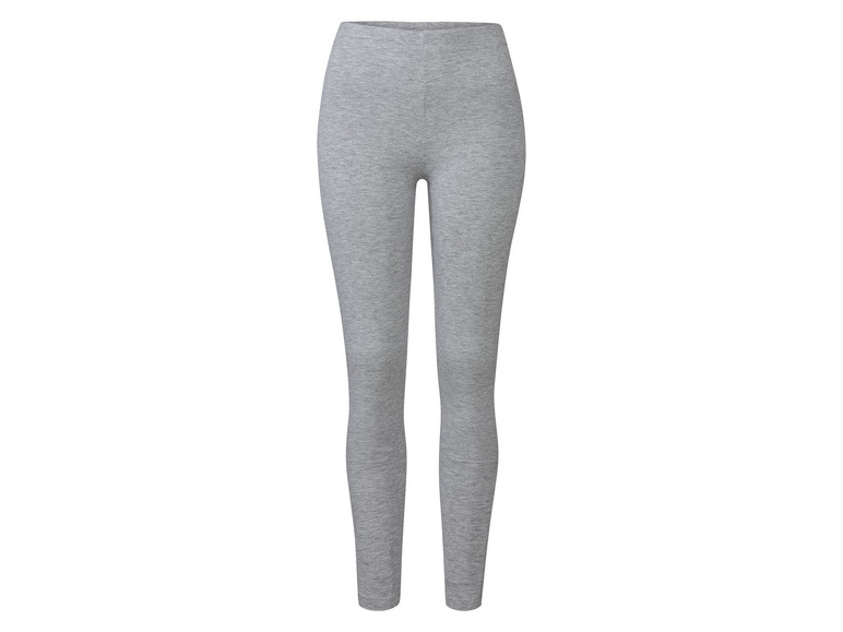 esmara® Damen Leggings, 2 Stück, normale Leibhöhe Valentinstagsangebot