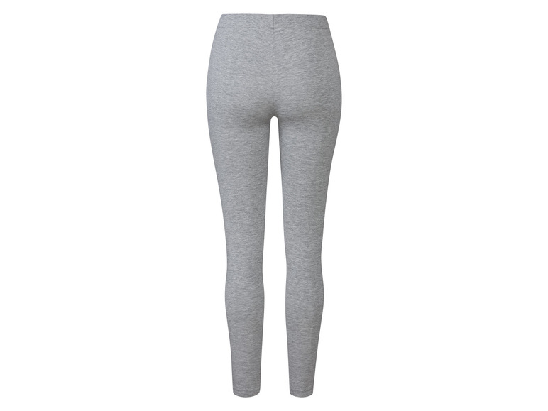 esmara® Damen Leggings, 2 Stück, normale Leibhöhe Valentinstagsangebot