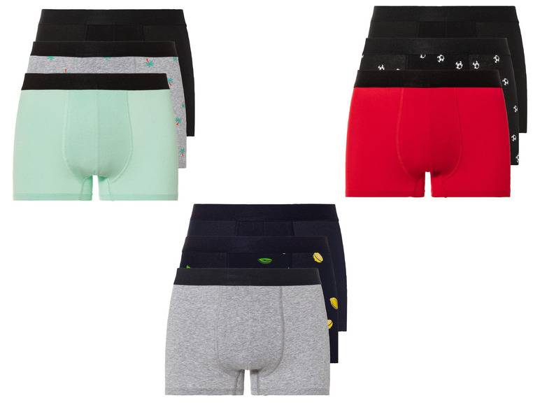 LIVERGY® Herren Boxer, 3 Stück, hoher Baumwollanteil Jubiläumsangebot