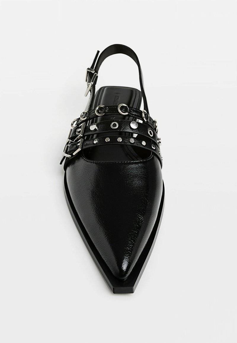Stradivarius Stradivarius Slingback ballet pumps - black Tägliche Deals