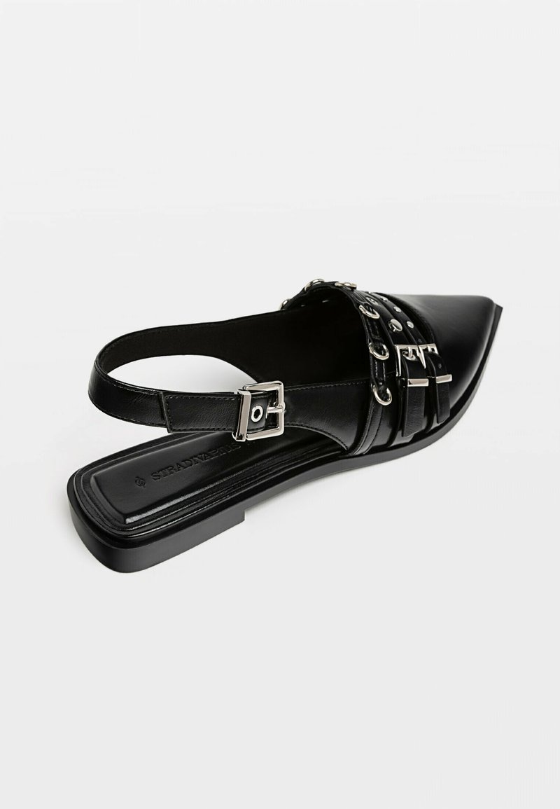 Stradivarius Stradivarius Slingback ballet pumps - black Tägliche Deals