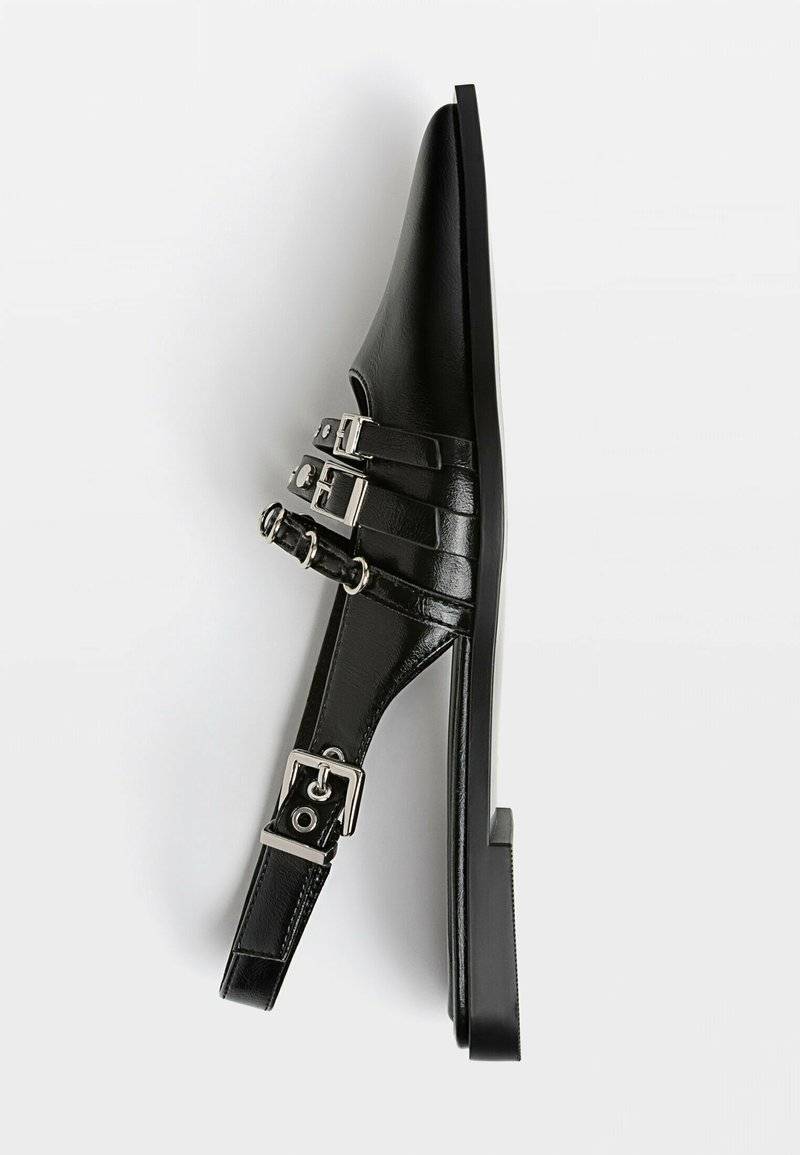 Stradivarius Stradivarius Slingback ballet pumps - black Tägliche Deals