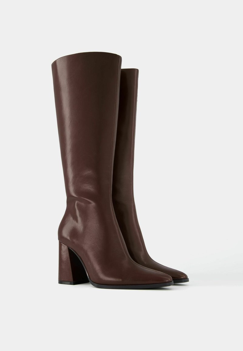 Bershka Bershka Boots - dark red Sonderangebote