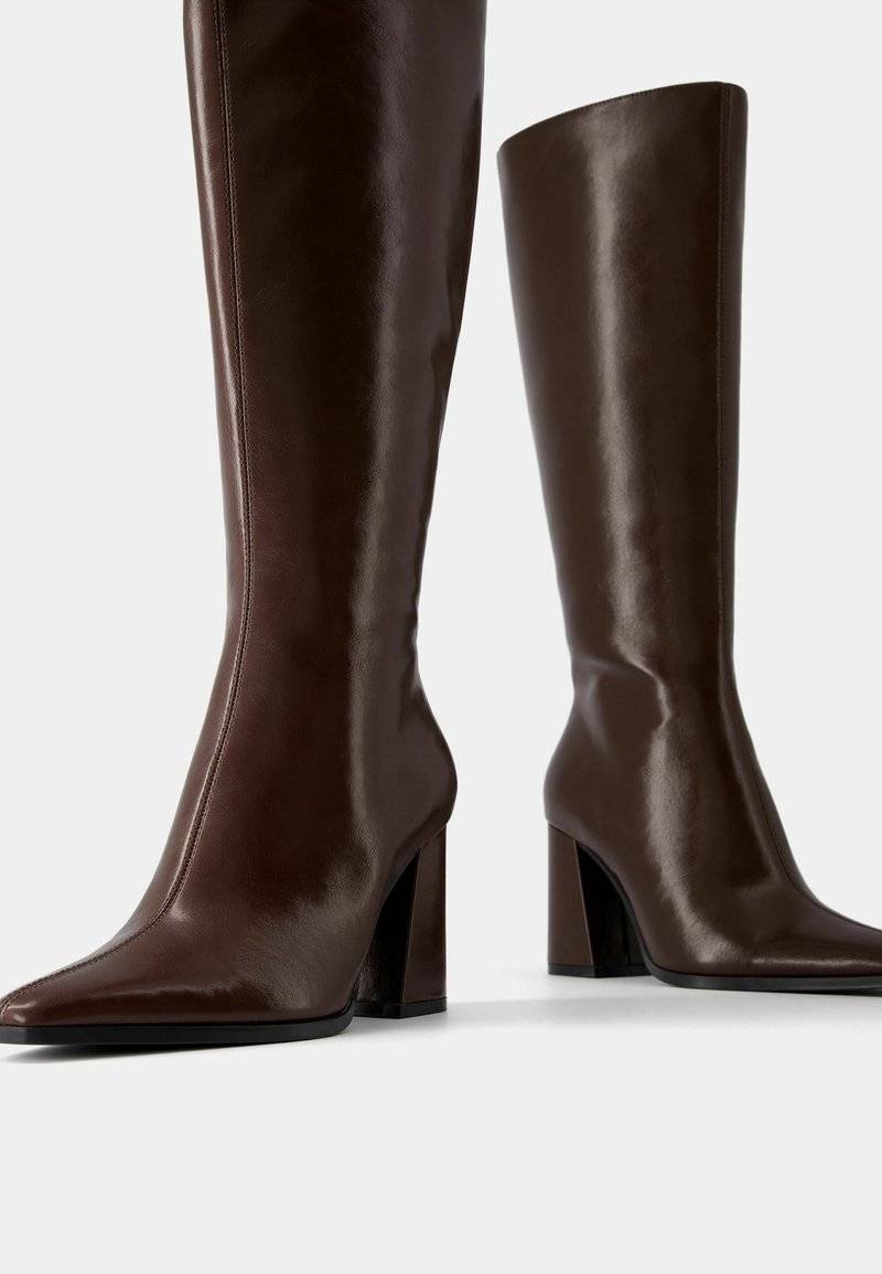 Bershka Bershka Boots - dark red Sonderangebote