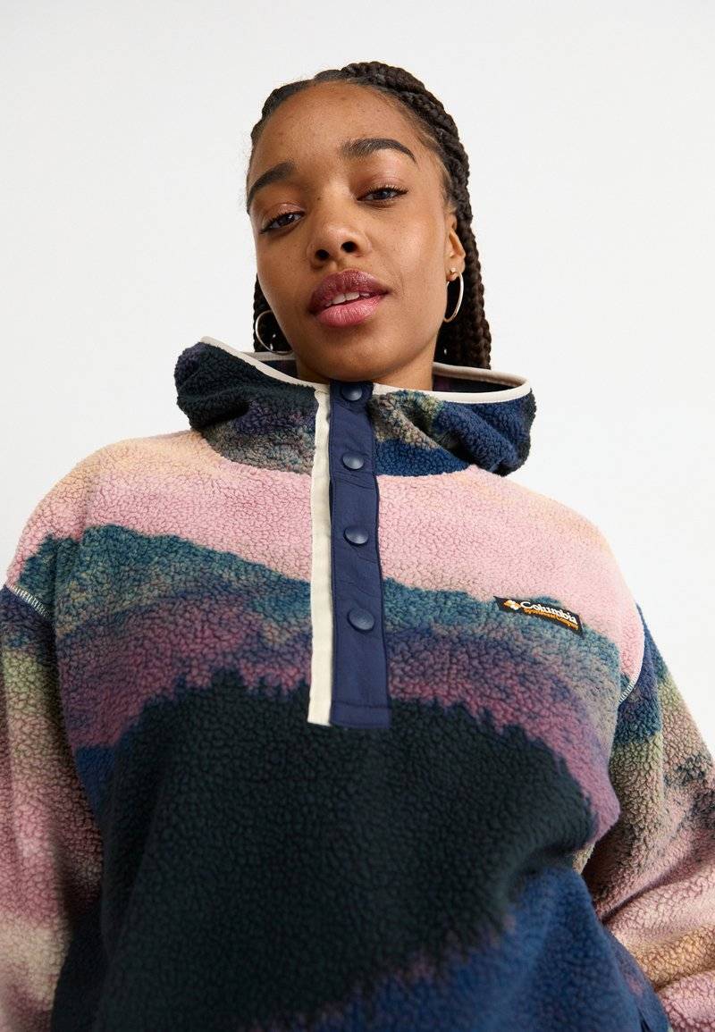 Columbia Columbia HELVETIA™ II PRINTED HOODIE - Hoodie - collegiate navy Heißer Verkauf