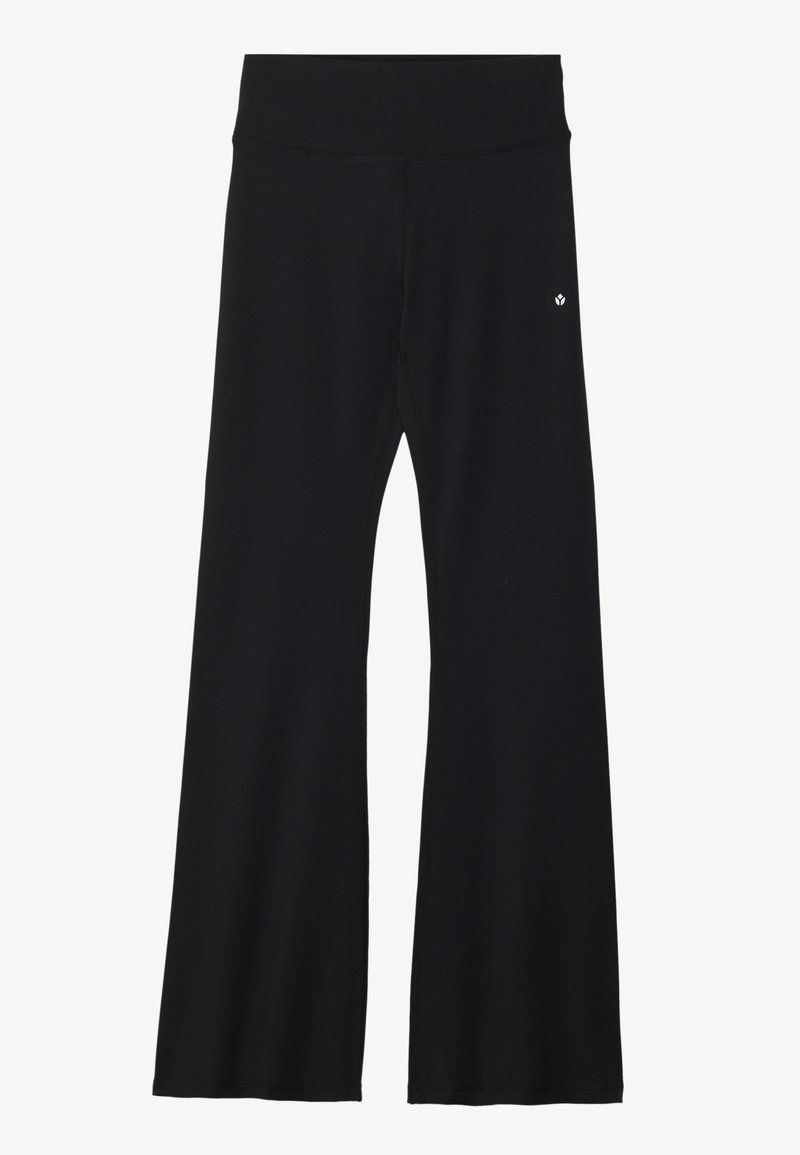 Even&Odd active Even&Odd active FLARED LEGGINGS - Tracksuit bottoms - black Exklusive Angebote