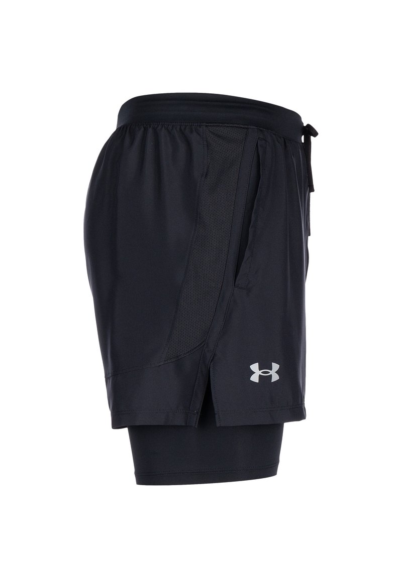 Under Armour Under Armour LAUNCH SHORTS 2-IN-1 - Sports shorts - black black reflective Große Rabatte
