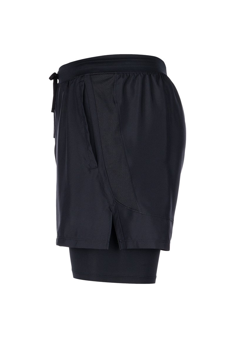 Under Armour Under Armour LAUNCH SHORTS 2-IN-1 - Sports shorts - black black reflective Große Rabatte