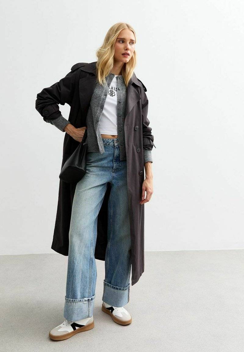 New Look New Look CREW NECK - Cardigan - grey Wochenangebot