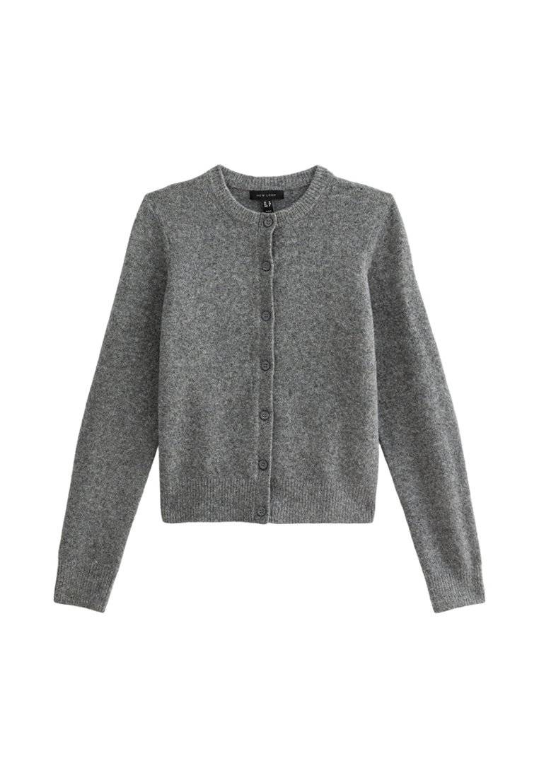 New Look New Look CREW NECK - Cardigan - grey Wochenangebot
