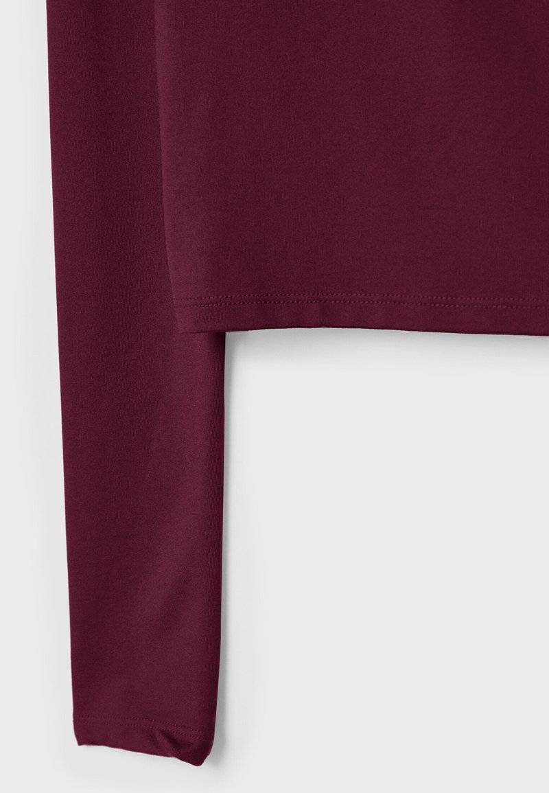 Stradivarius Stradivarius Long sleeved top - bordeaux Letzter Tag