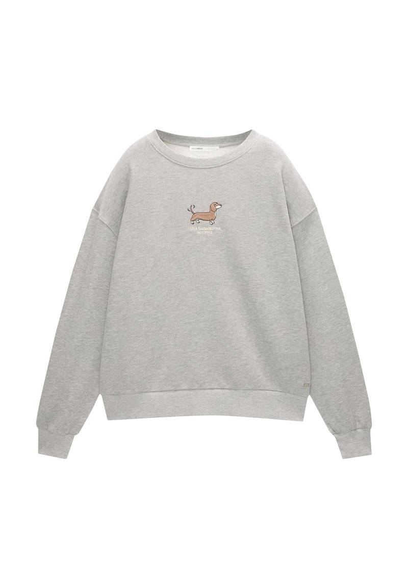 PULL&BEAR PULL&BEAR DOG - Sweatshirt - grey Super Rabatt