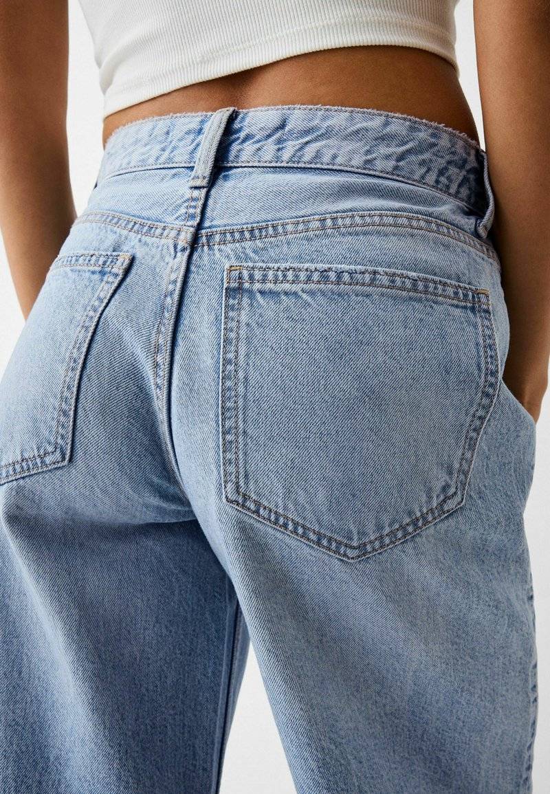 Bershka Bershka WIDE-LEG - Relaxed fit jeans Clearance-Verkauf