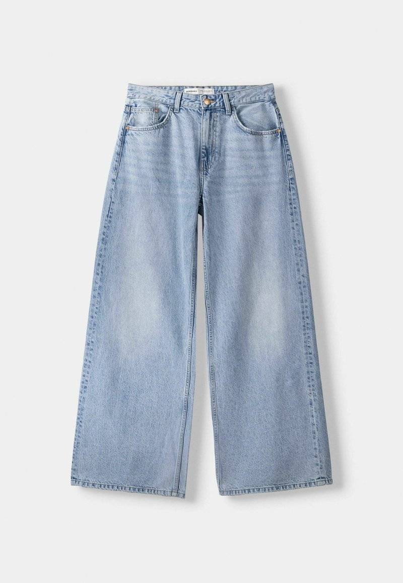 Bershka Bershka WIDE-LEG - Relaxed fit jeans Clearance-Verkauf