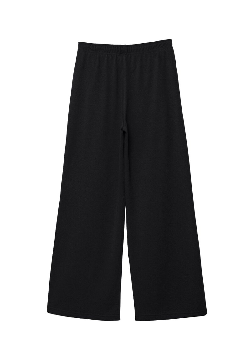 Stradivarius Stradivarius WIDE-LEG JOGGER - Tracksuit bottoms - black Speichern exportieren