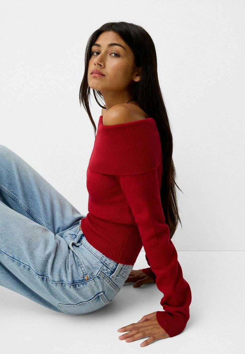 Bershka Bershka Jumper - red Black Friday Preise