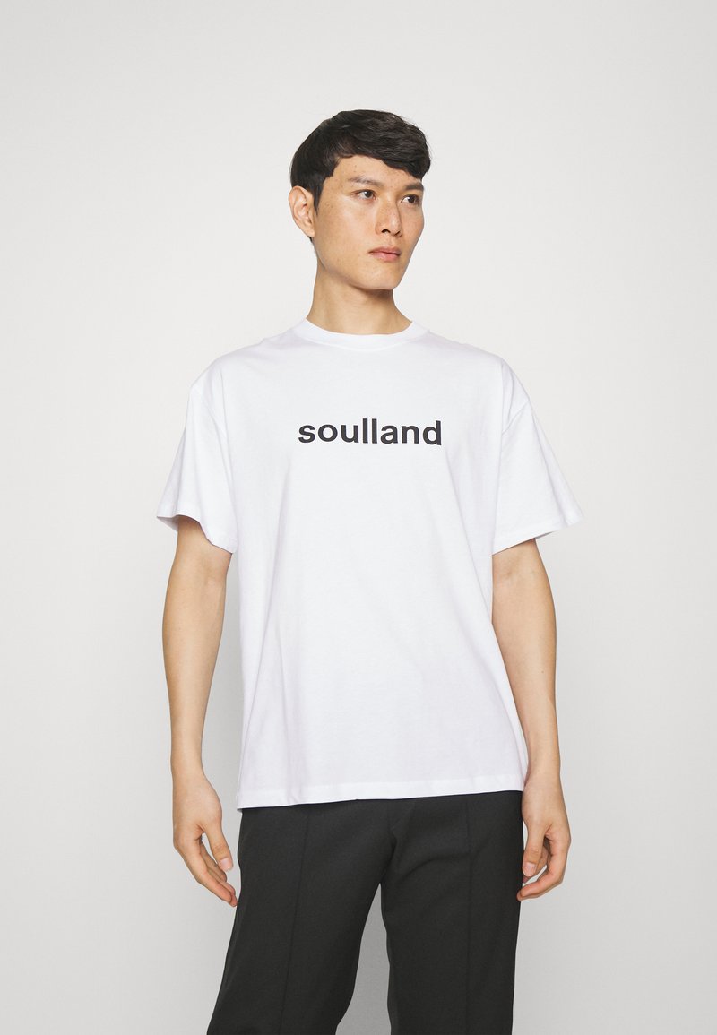 Soulland Soulland OCEAN UNISEX - Print T-shirt - white Kostenloser Versand