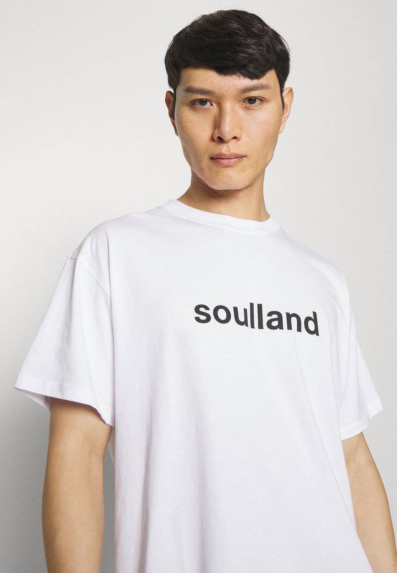 Soulland Soulland OCEAN UNISEX - Print T-shirt - white Kostenloser Versand