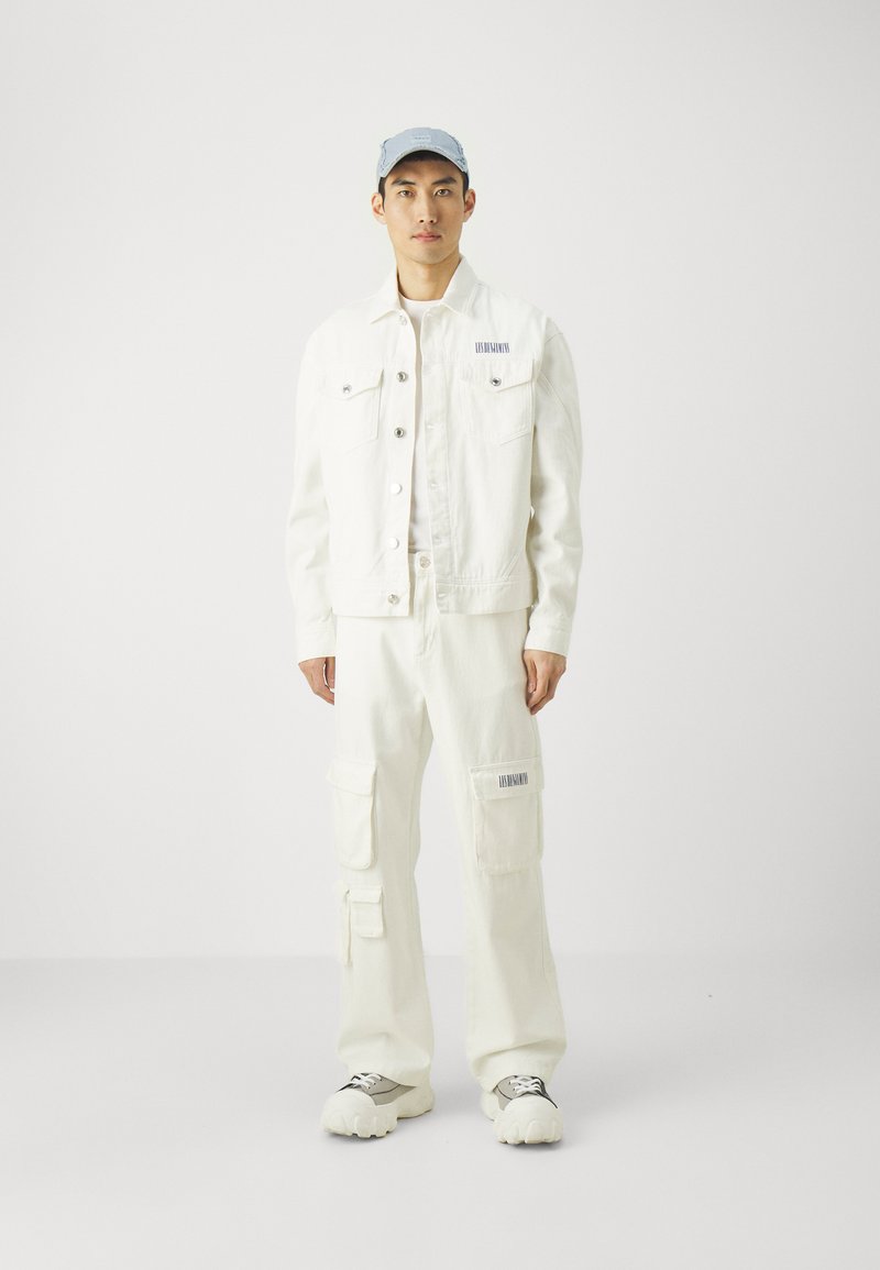 Les Benjamins Les Benjamins JACKET UNISEX - Denim jacket - white Black Friday