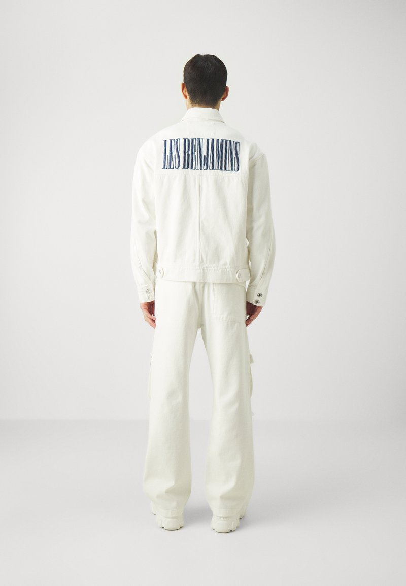 Les Benjamins Les Benjamins JACKET UNISEX - Denim jacket - white Black Friday