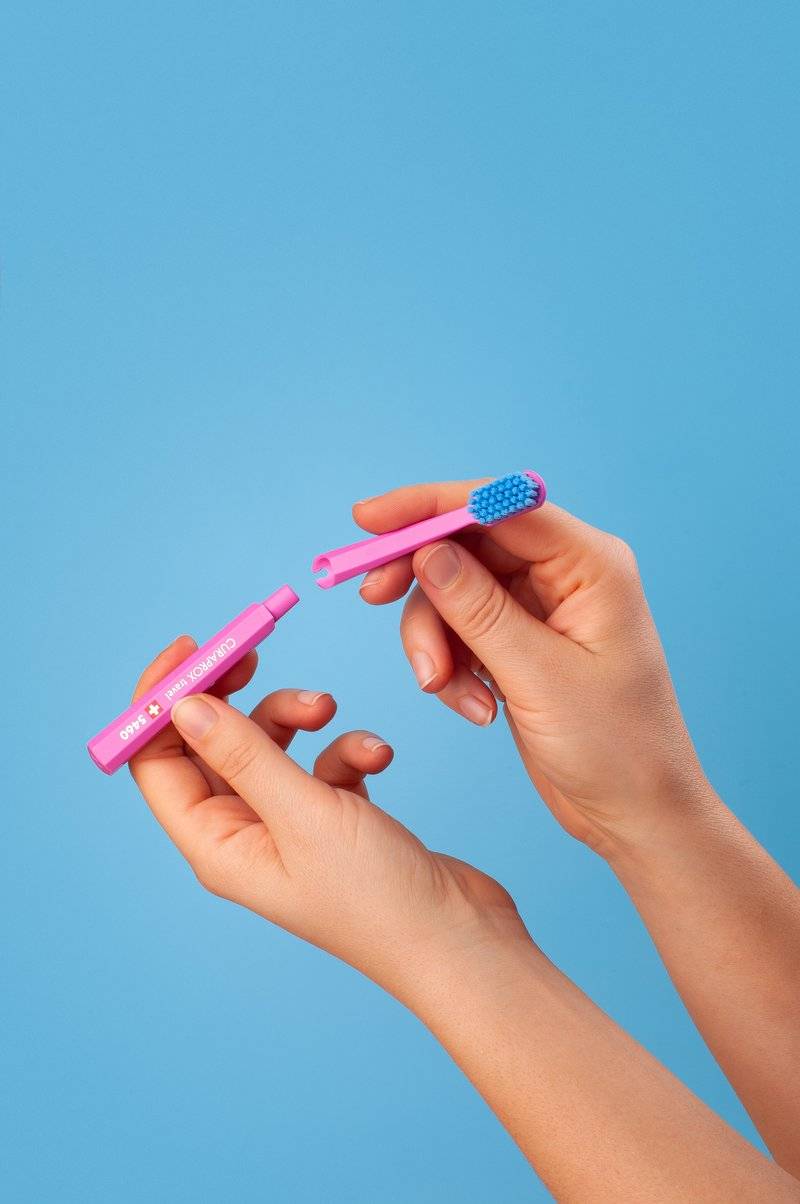 Curaprox Curaprox CS 5460 REFILL FOR TRAVEL SET - Dental care tool - pink Muttertagsangebot