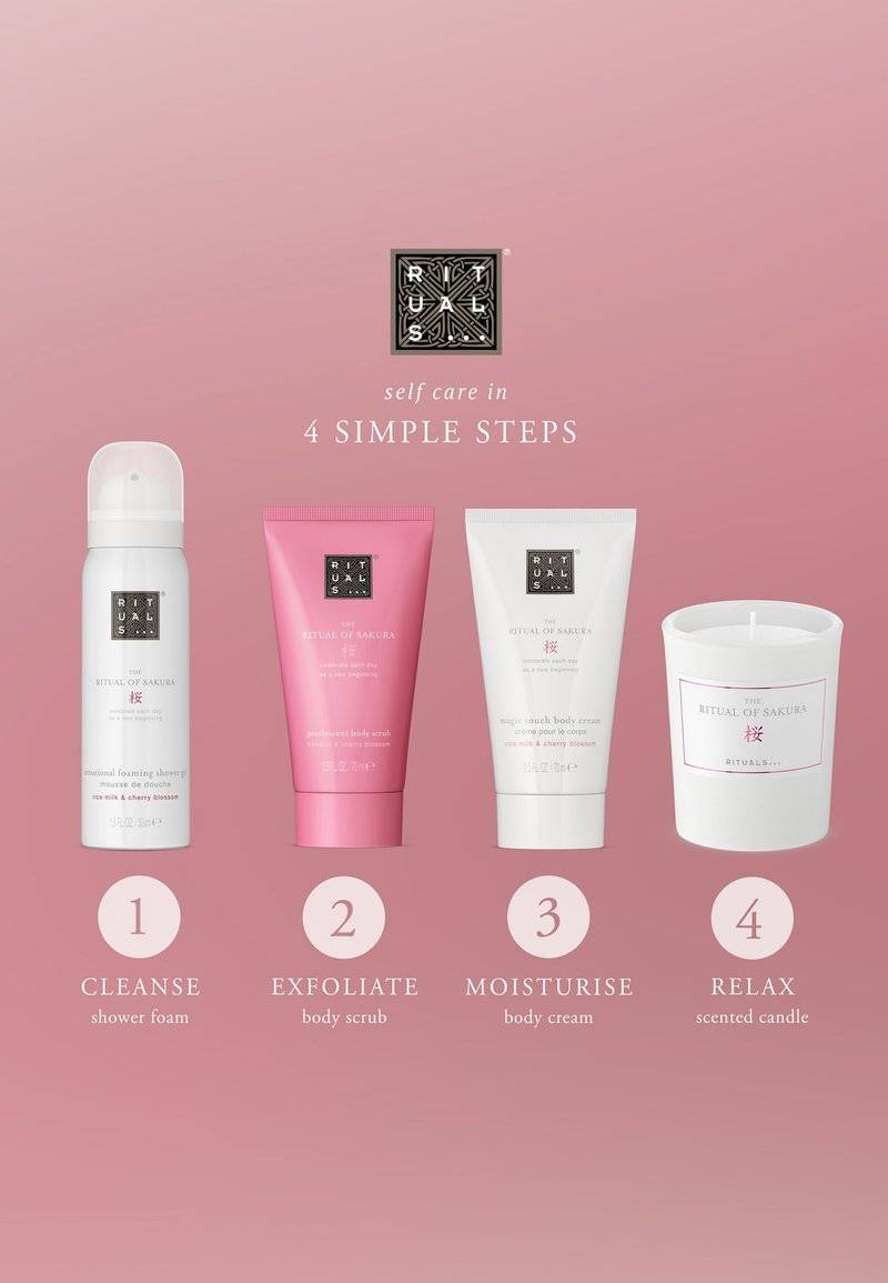 Rituals Rituals FOAMING SHOWER GEL TRAVEL SIZE THE RITUAL OF SAKURA - FLORAL - CHERRY BLOSSOM & RICE MILK - Shower gel Valentinstagsangebot