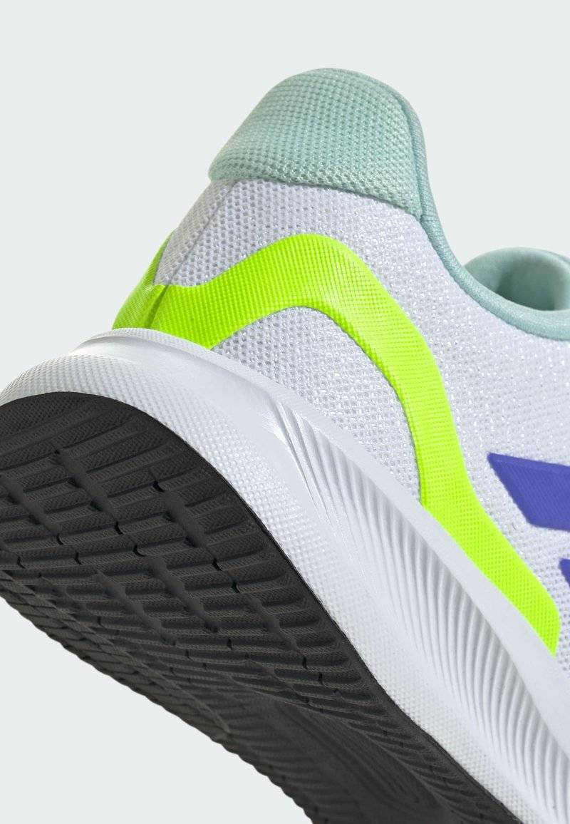 adidas Performance adidas Performance RUNFALCON 5 UNISEX - Neutral running shoes - cloud white blue lucid lemon Günstig kaufen