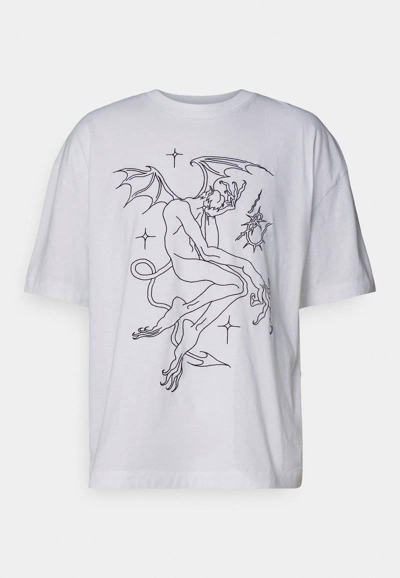 Études Études SPIRIT GUARDIAN UNISEX - Print T-shirt - white Riesige Ersparnisse