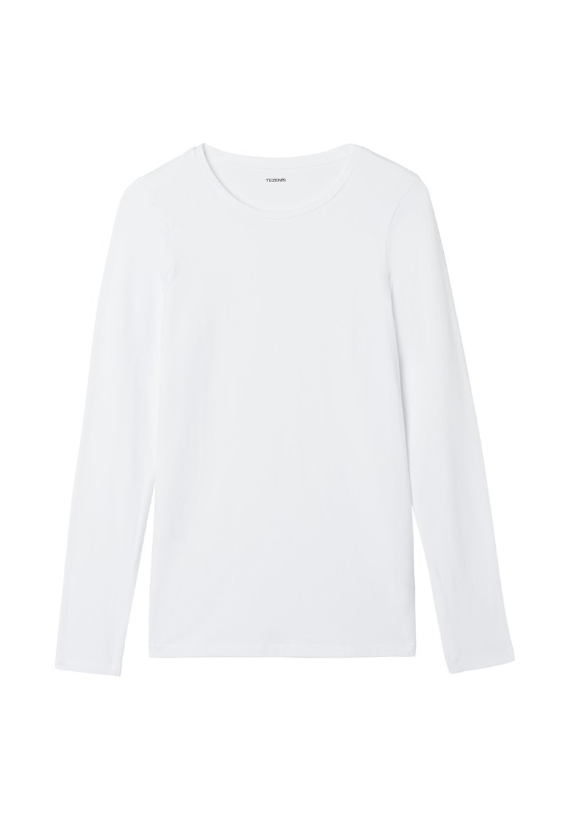 Tezenis Tezenis STRETCH ROUND-NECK - Long sleeved top - bianco Kostenlose Rückgabe