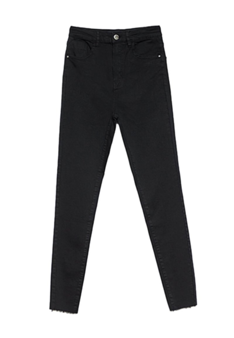 Stradivarius Stradivarius MIT SUPERHOHEM - Jeans Skinny Fit - black Letzte 2 Tage