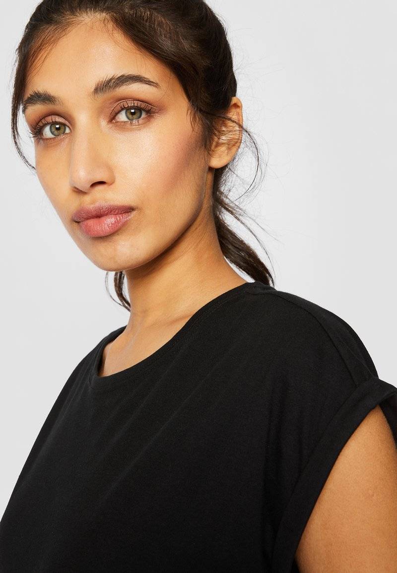 Urban Classics Urban Classics EXTENDED SHOULDER - Basic T-shirt - black Bis zu 50% Rabatt