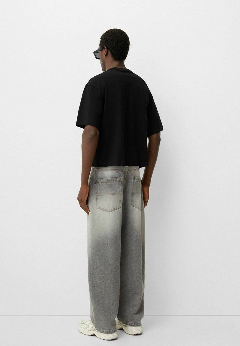 Bershka Bershka Relaxed fit jeans - light grey Nur für heute