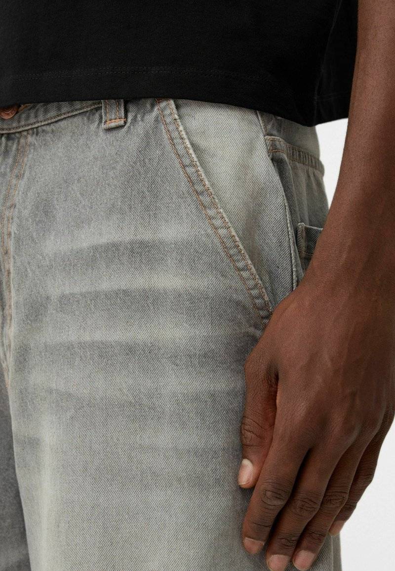 Bershka Bershka Relaxed fit jeans - light grey Nur für heute
