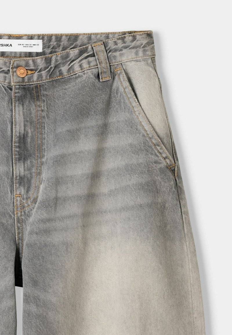 Bershka Bershka Relaxed fit jeans - light grey Nur für heute