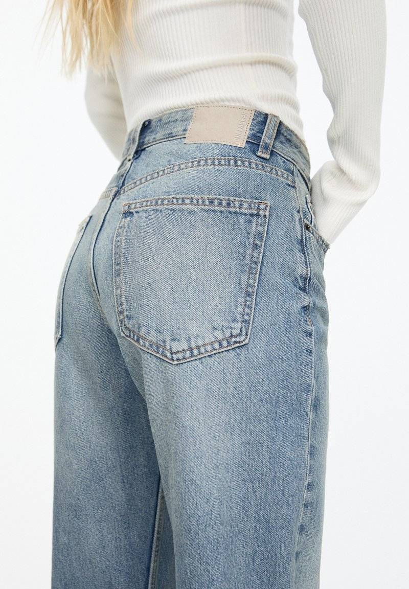 PULL&BEAR PULL&BEAR MID - Straight leg jeans - stone blue denim Discount Store für neue Produkte