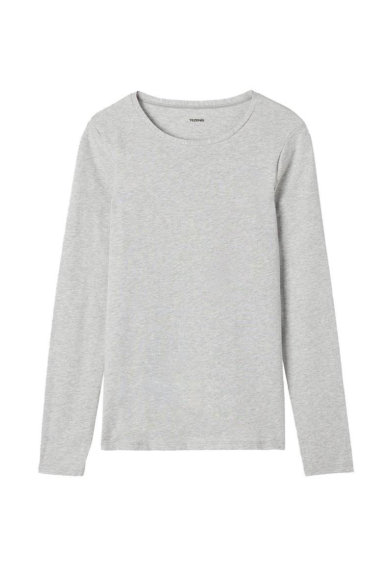 Tezenis Tezenis STRETCH ROUND-NECK - Long sleeved top - grigio melange chiar 50% Rabatt mit kostenlosem Versand