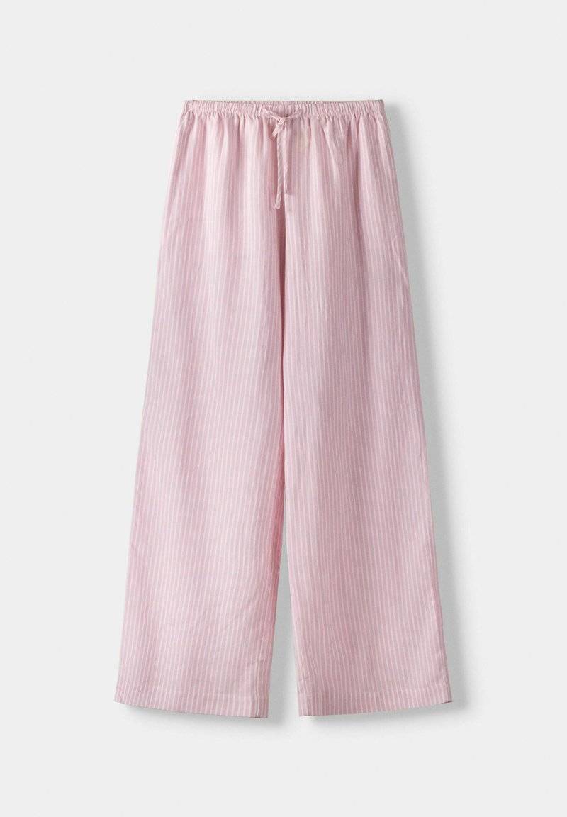 Bershka Bershka WITH AN ELASTIC - Trousers - light pink Kostenloser Versand international