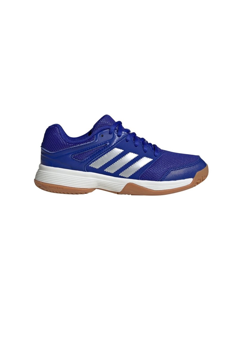 adidas Performance adidas Performance SPEEDCOURT INDOOR KIDS - Stability running shoes - lucid blue silver metallic gum Verkauf