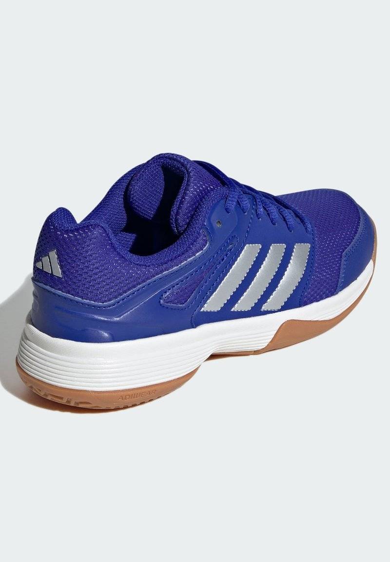 adidas Performance adidas Performance SPEEDCOURT INDOOR KIDS - Stability running shoes - lucid blue silver metallic gum Verkauf